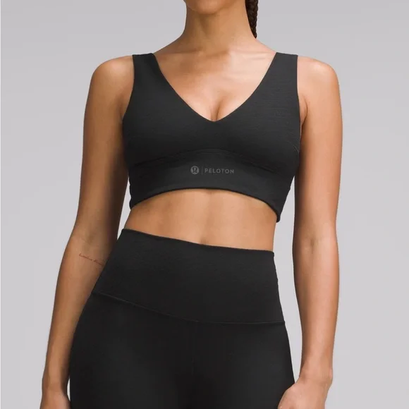 Lululemon Align V-Neck Diamond Bra C/D Cup NWT Peloton Light Support - Picture 1 of 3